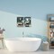 Stupell Industries Modern Bathroom with House Plants 2pc Framed Giclee Set, design by JJ Design House LLC